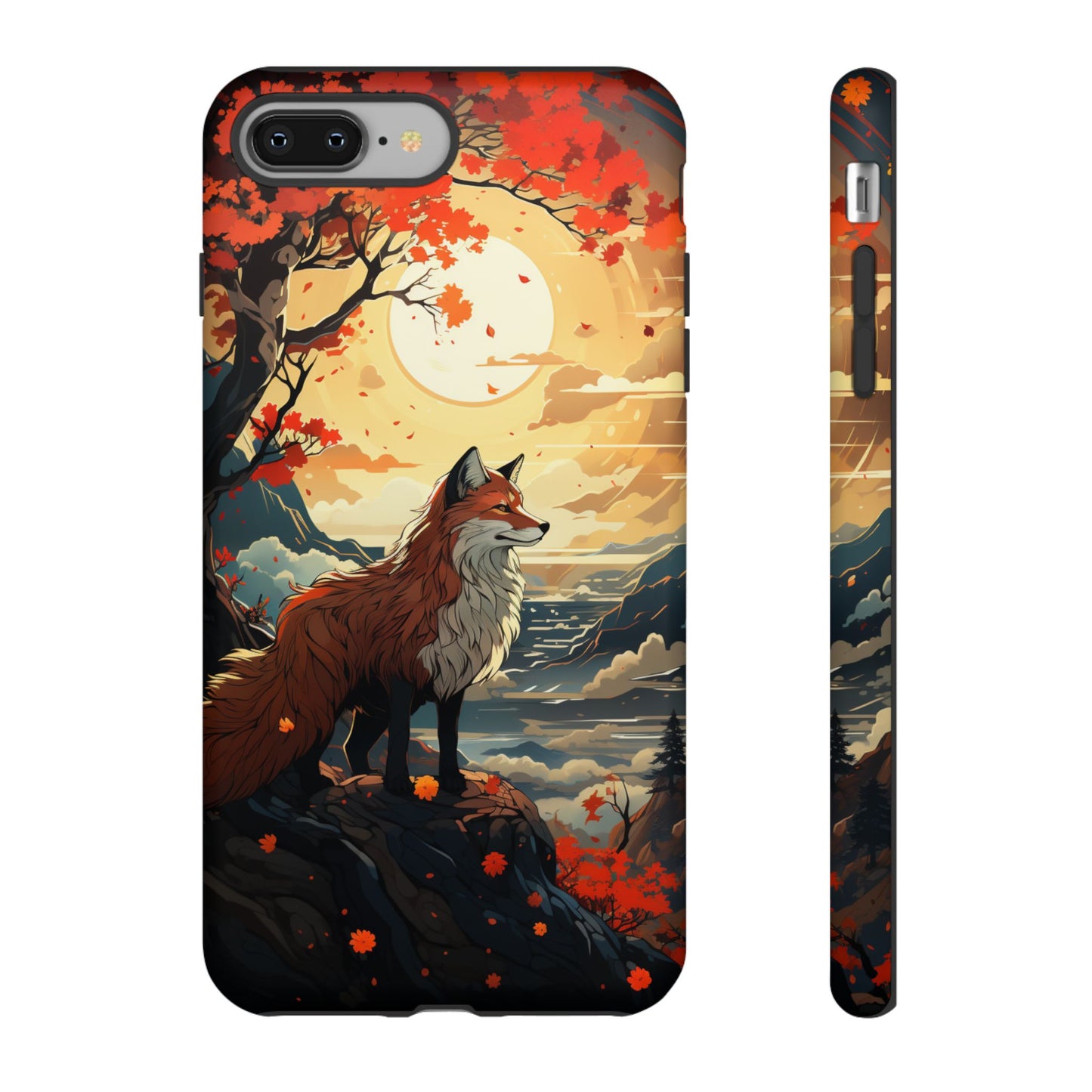 Japanese Wolf Aesthetic Phone Case