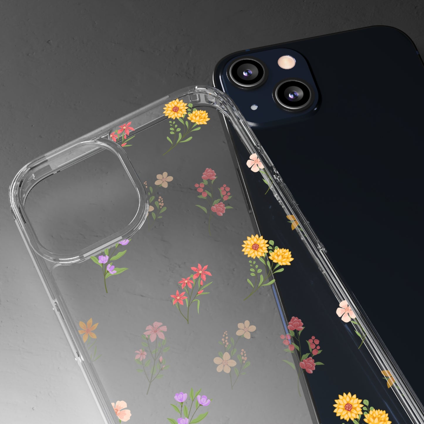 Floral Pattern | Clear iPhone Case / Samsung Case