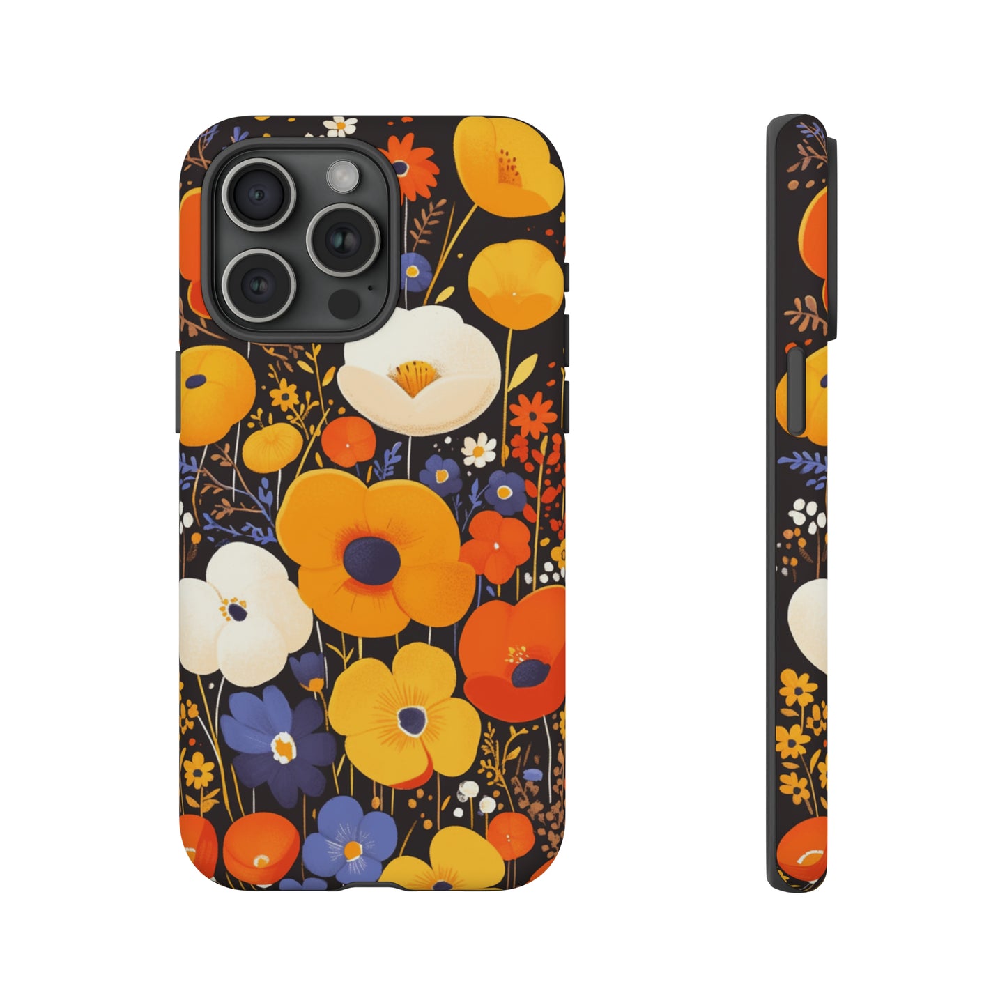 Retro Chaos, Wildflower iPhone Case / Samsung Case, Gift for Floral Lovers, Gift for Her