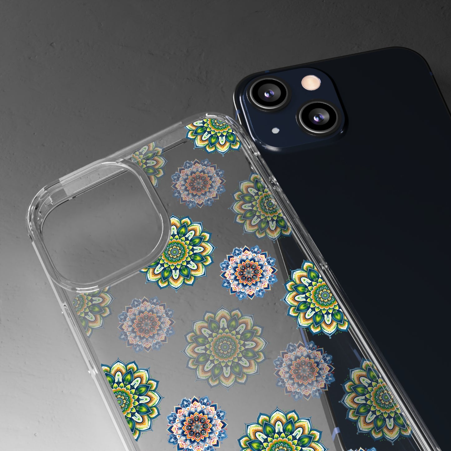 Lime Mandala Pattern | Clear iPhone Case / Samsung Case