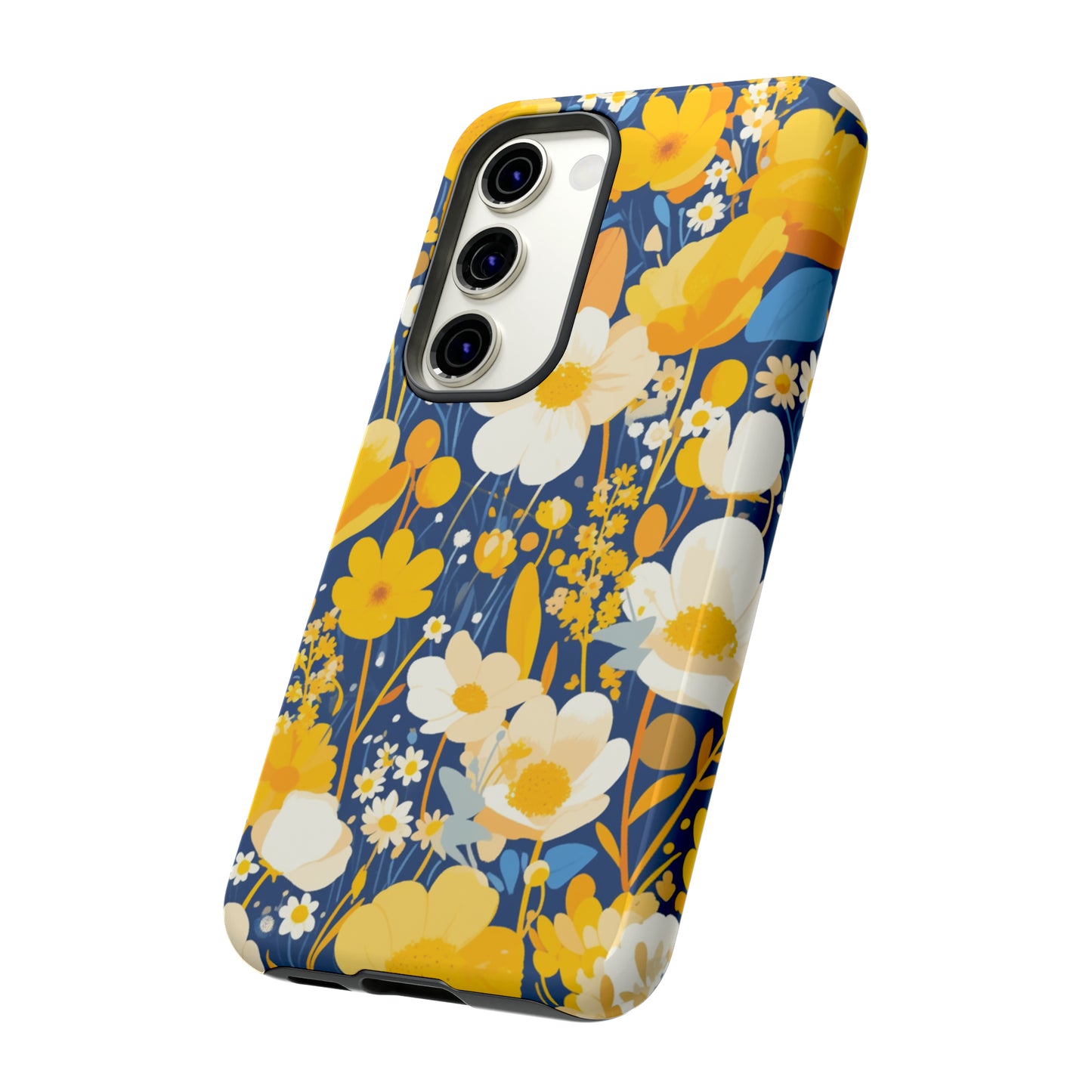 Wildflower Abstract Retro 70s iPhone Case / Samsung Case