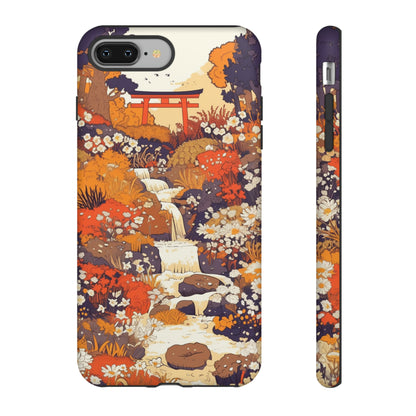 Rising Mountains & Rapid Rivers, Wildflower iPhone Case