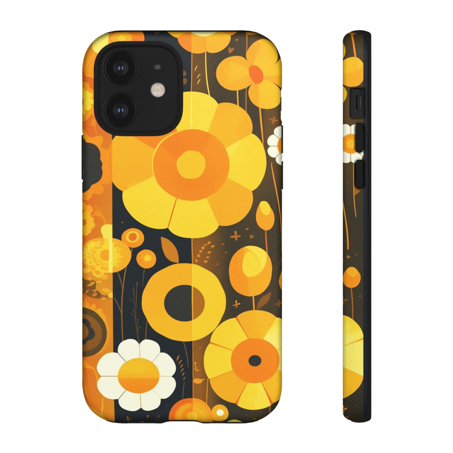 Floral Lines Retro iPhone Case / Samsung Case