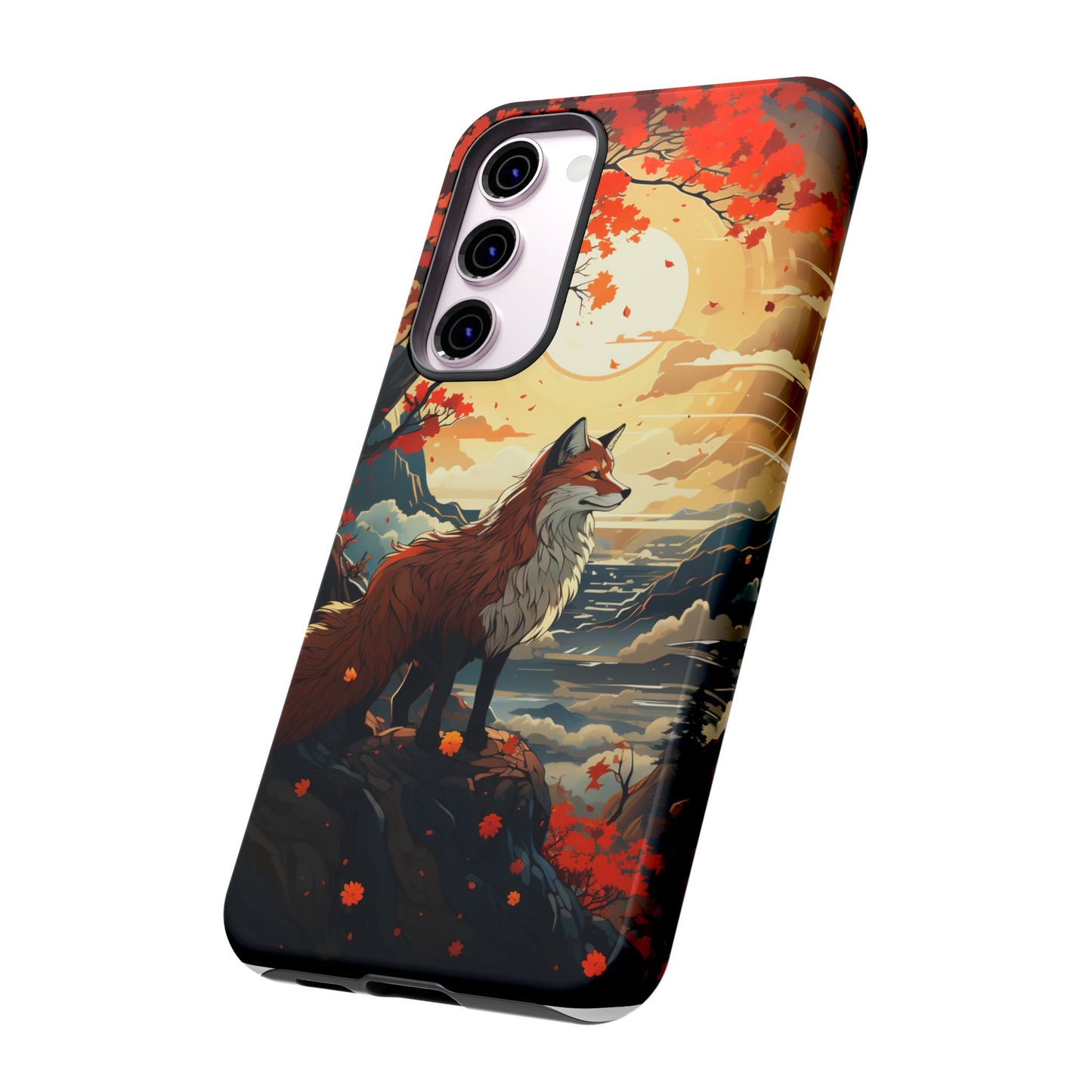 Japanese Wolf Aesthetic Phone Case