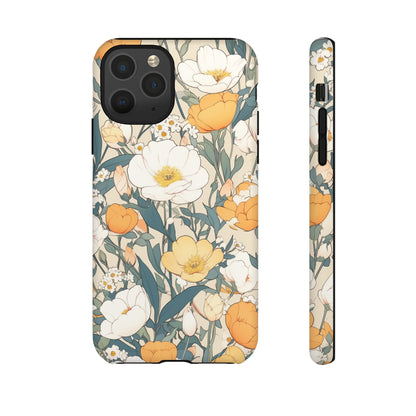 Tall White Flowers iPhone Case / Samsung Case