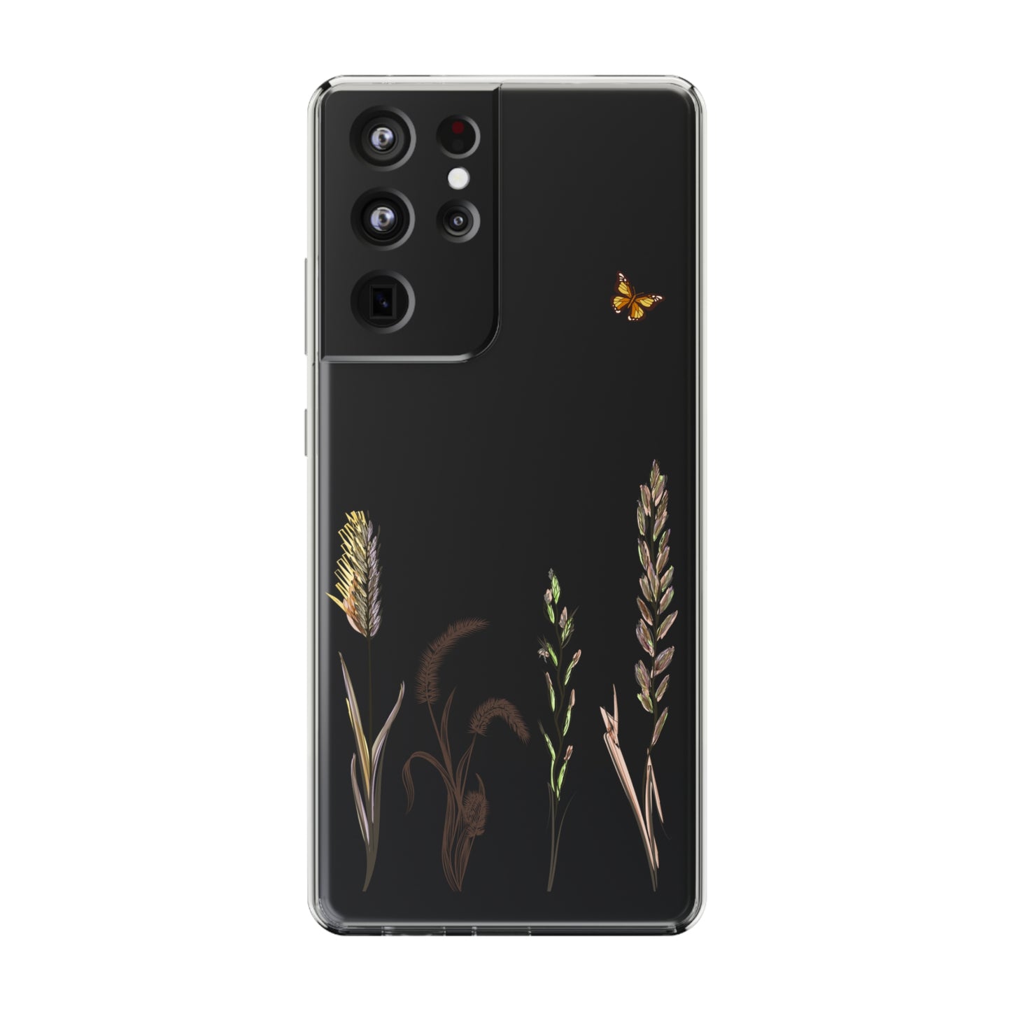 Clear Wildflowers | Clear iPhone Case / Samsung Case