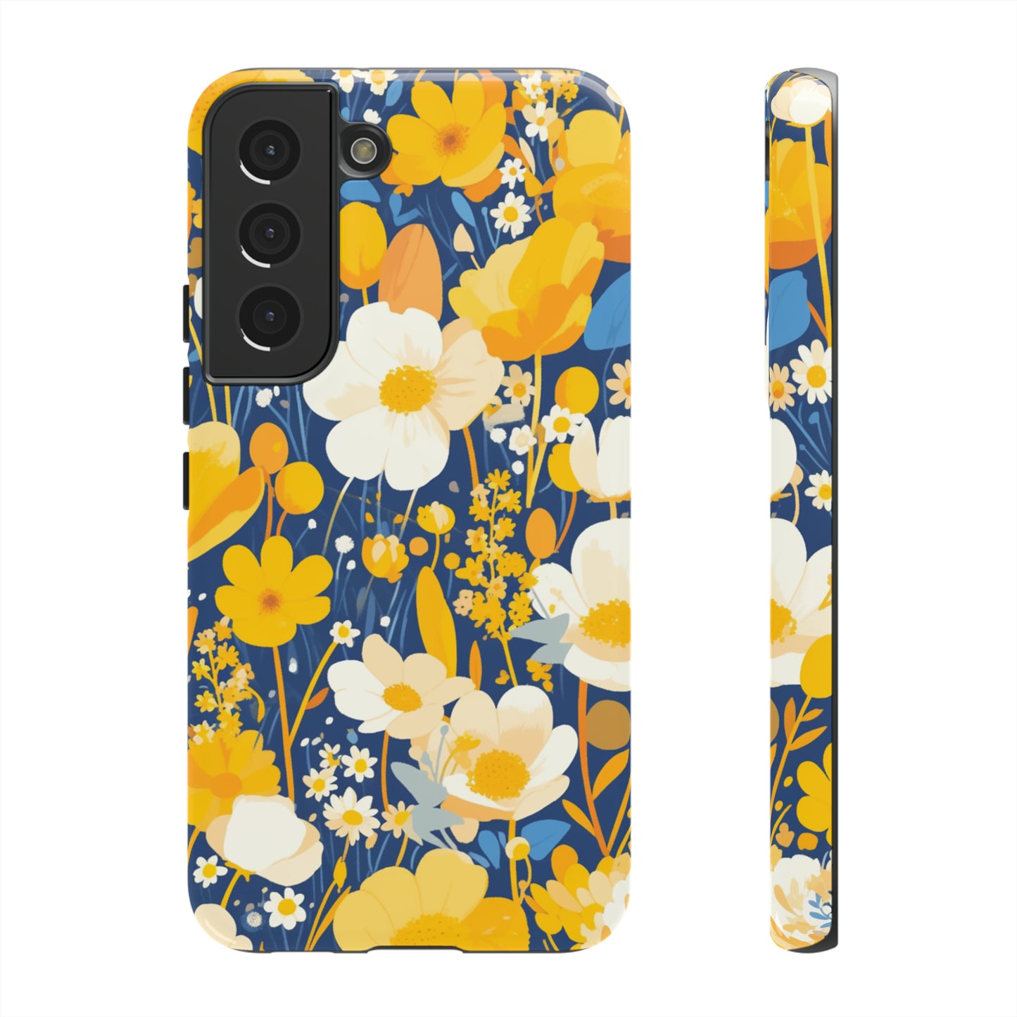 Wildflower Abstract Retro 70s iPhone Case / Samsung Case