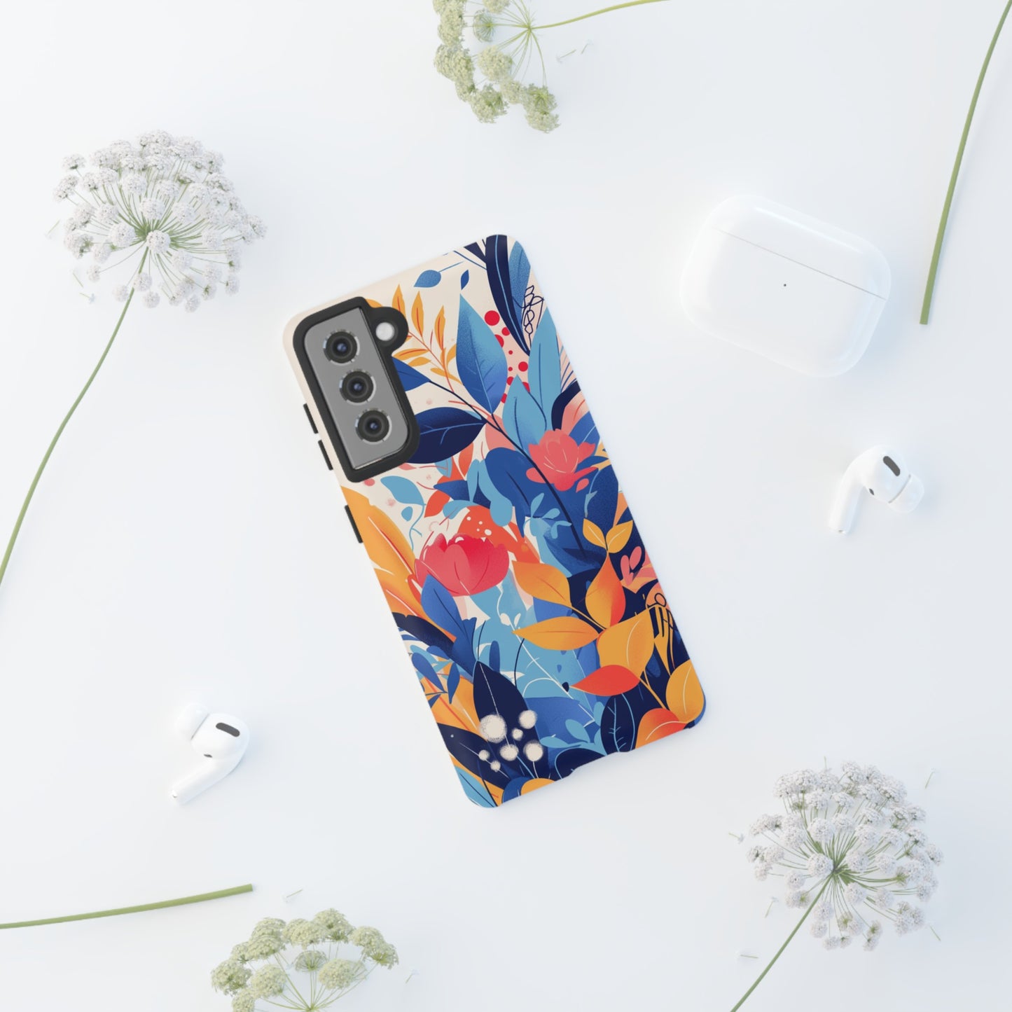 Watercolor Spring Floral iPhone Case / Samsung Case