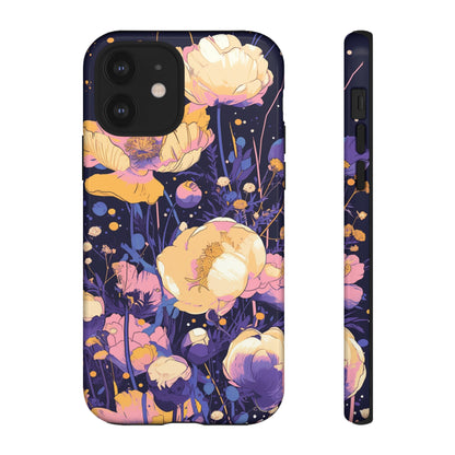 Night Cotton Flowers iPhone Case / Samsung Case