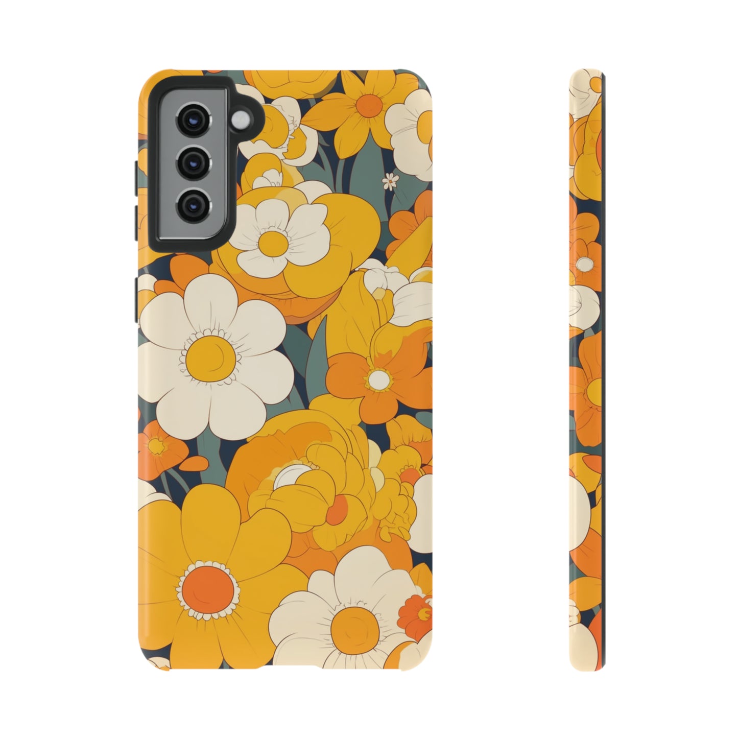 Retro Floral Art iPhone Case / Samsung Case