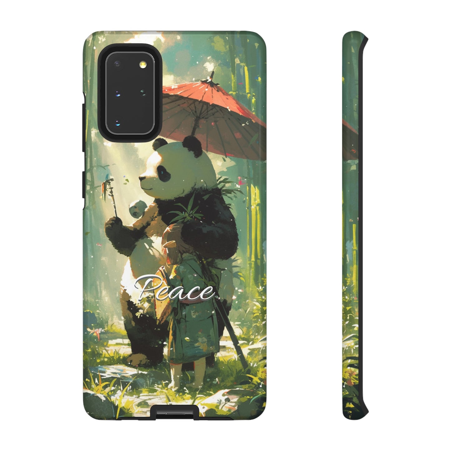 Japanese Aesthetic Vintage Panda iPhone Case / Samsung Case | "Peace"