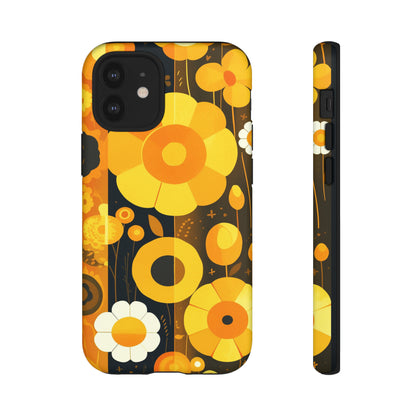 Floral Lines Retro iPhone Case / Samsung Case