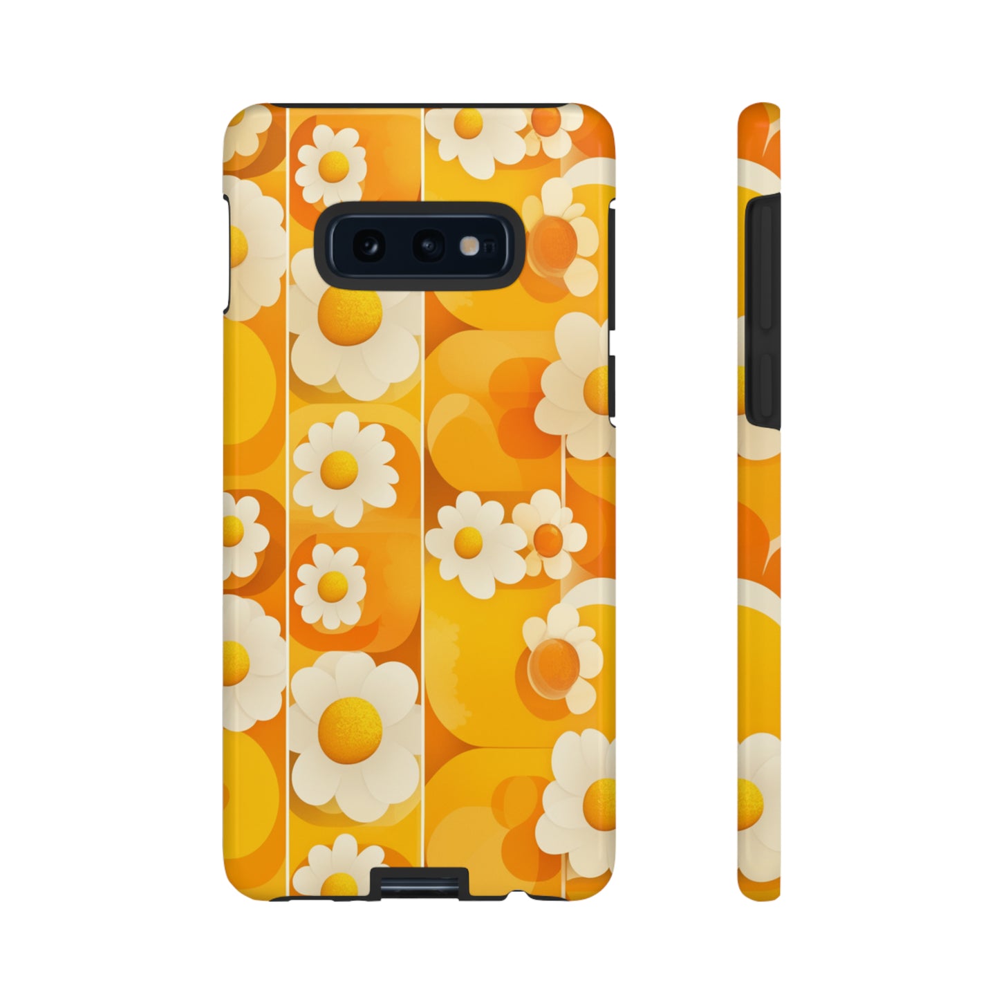 Yellow Floral Pattern Retro iPhone Case / Samsung Case