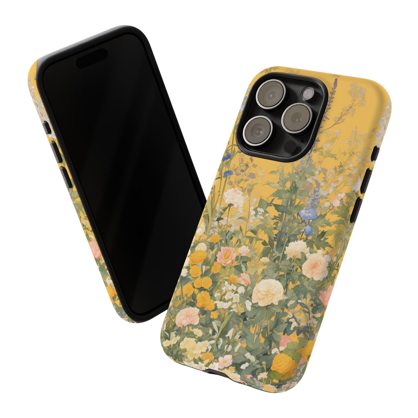 Tall Floral 1970's iPhone Case / Samsung Case