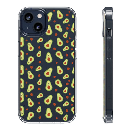 Avocados Clear Phone Case