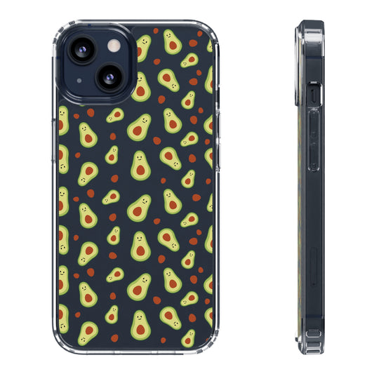 Avocados Clear Phone Case