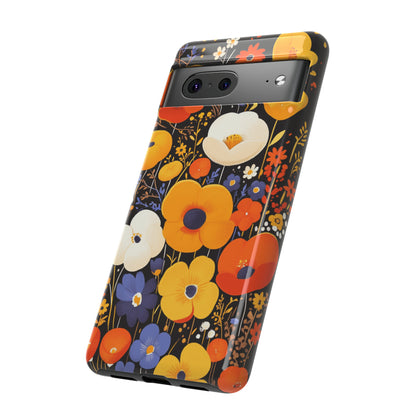 Retro Chaos, Wildflower iPhone Case / Samsung Case, Gift for Floral Lovers, Gift for Her