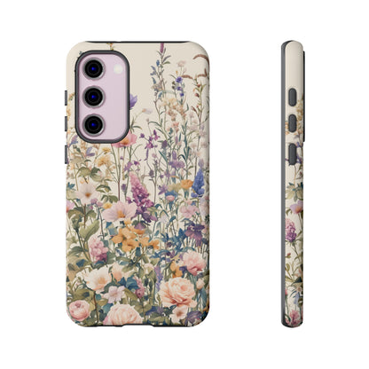 Tall Vintage Wildflowers iPhone Case / Samsung Case