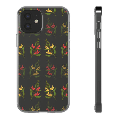 Spring Flower Pattern | Clear iPhone Case / Samsung Case