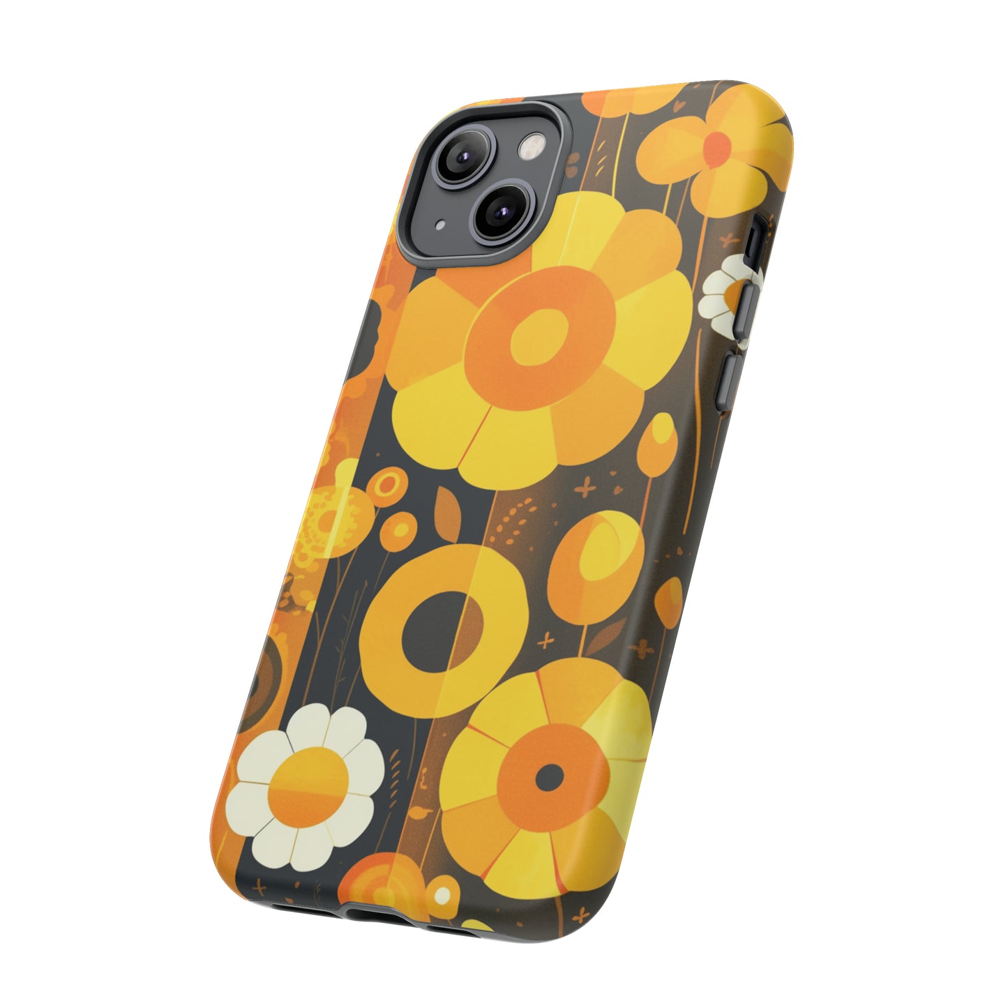 Floral Lines Retro iPhone Case / Samsung Case