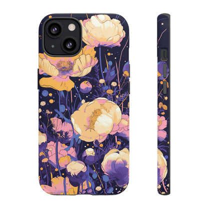 Night Cotton Flowers iPhone Case / Samsung Case