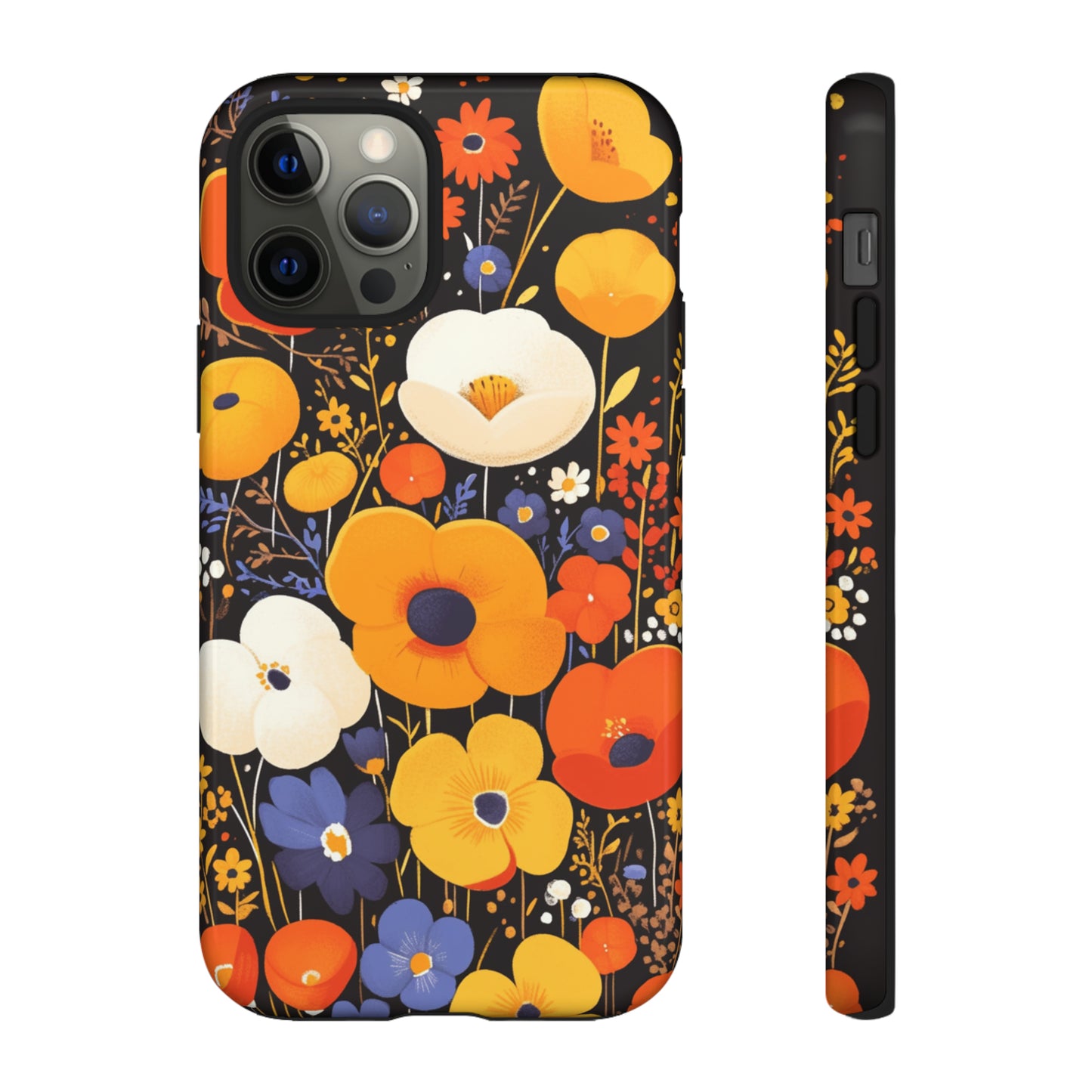 Retro Chaos, Wildflower iPhone Case / Samsung Case, Gift for Floral Lovers, Gift for Her