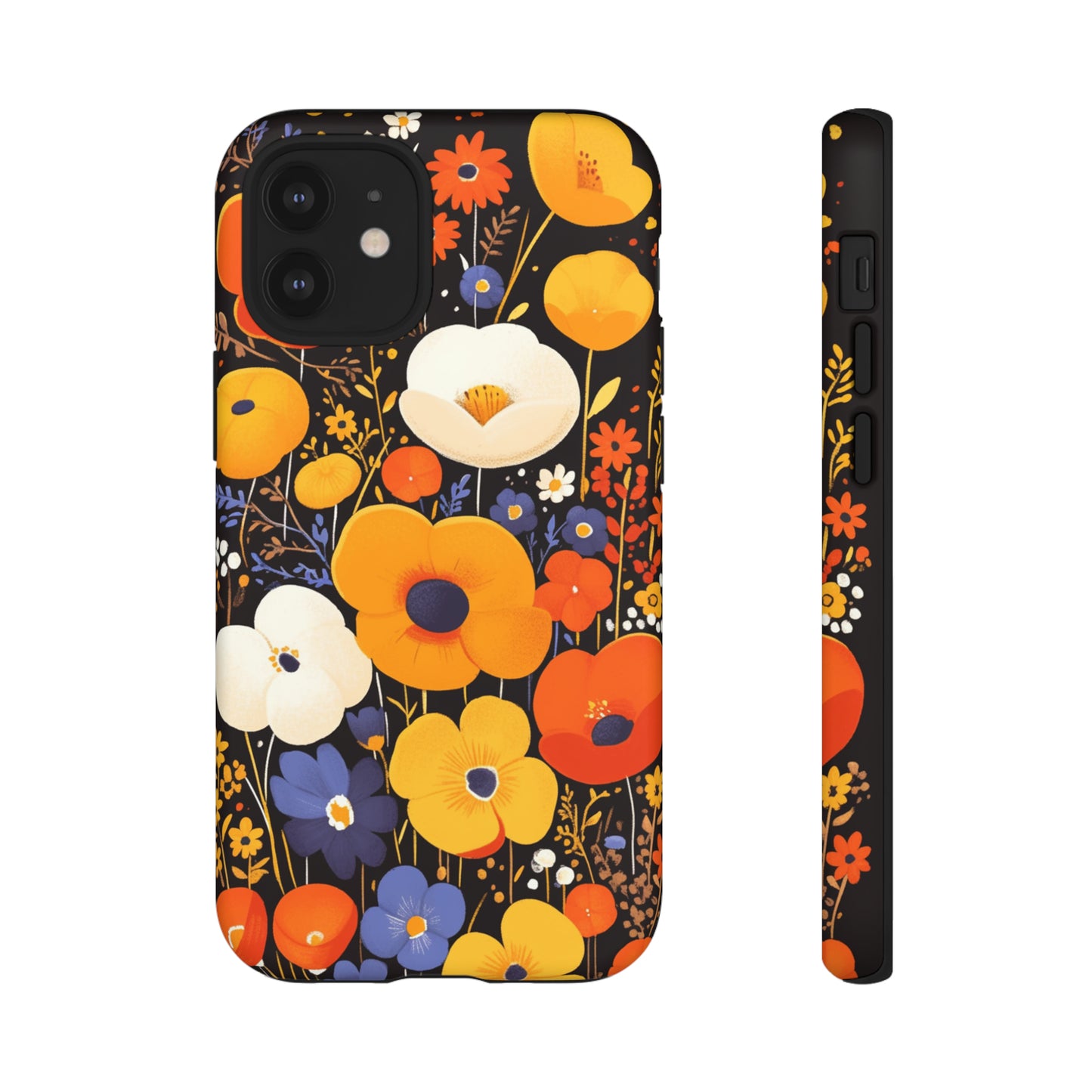 Retro Chaos, Wildflower iPhone Case / Samsung Case, Gift for Floral Lovers, Gift for Her