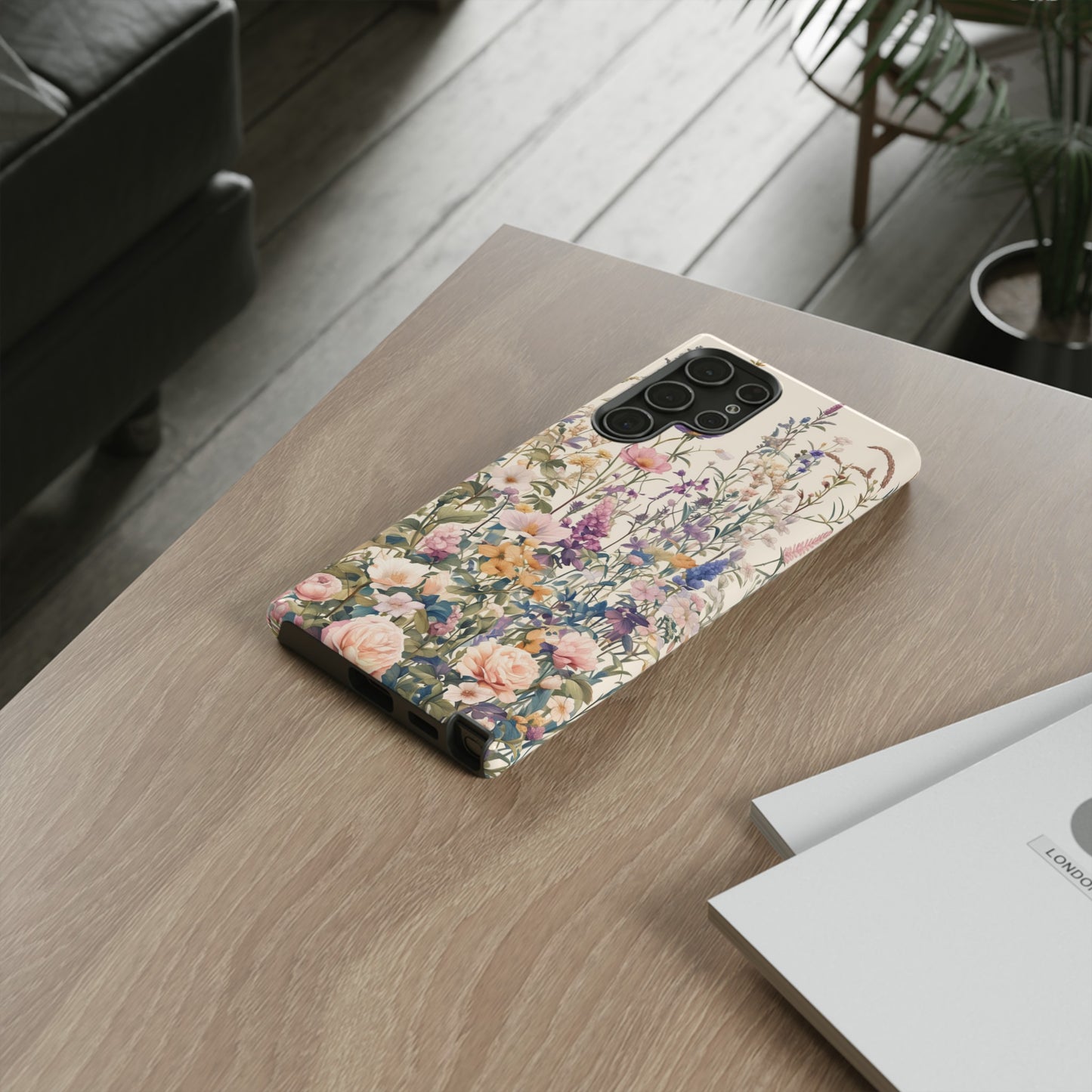 Tall Vintage Wildflowers iPhone Case / Samsung Case