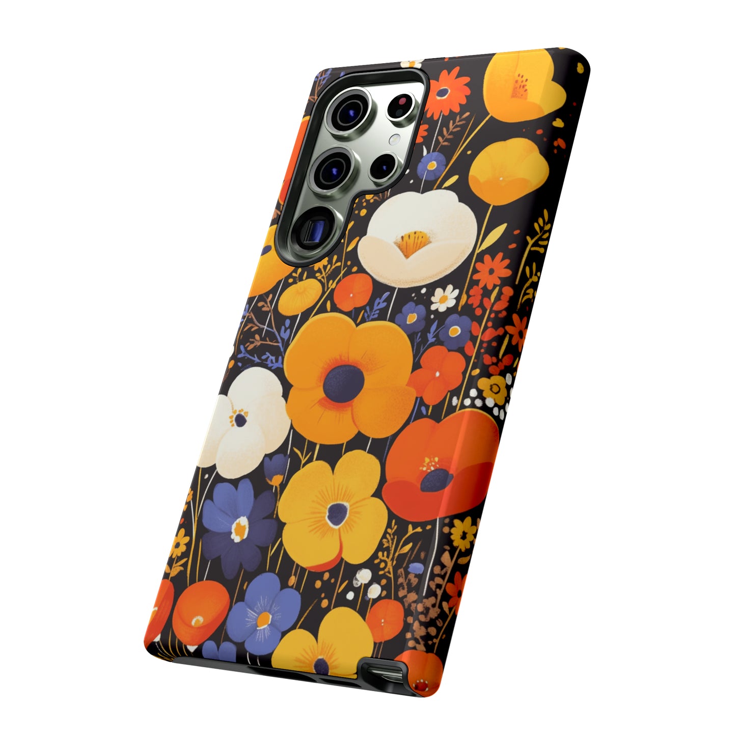 Retro Chaos, Wildflower iPhone Case / Samsung Case, Gift for Floral Lovers, Gift for Her