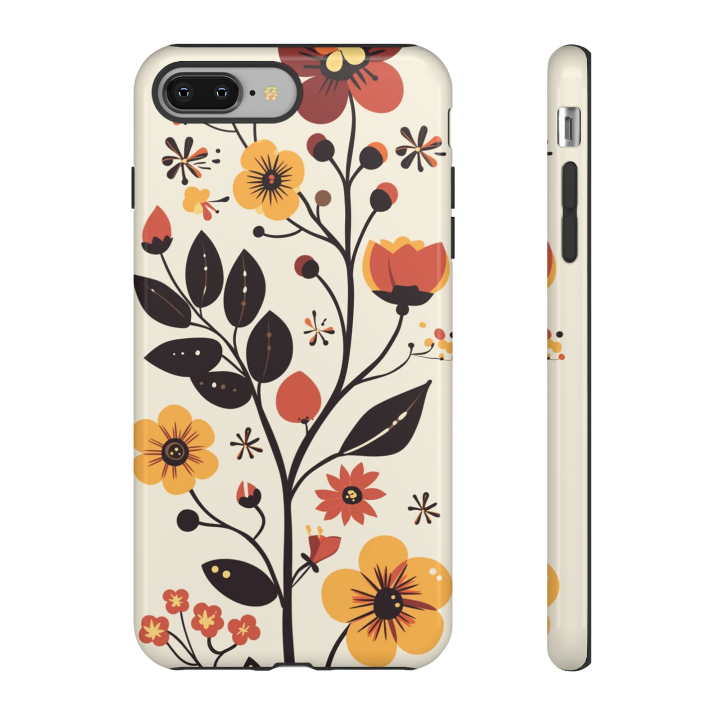 Vector Floral Vines iPhone Case