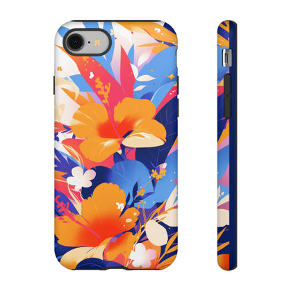 Vintage Abstract Flowers iPhone Case / Samsung Case