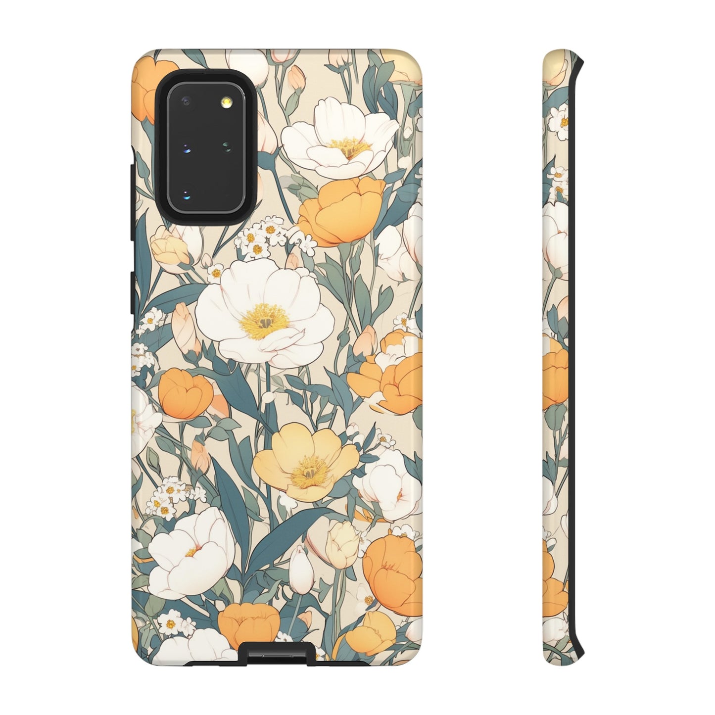 Tall White Flowers iPhone Case / Samsung Case