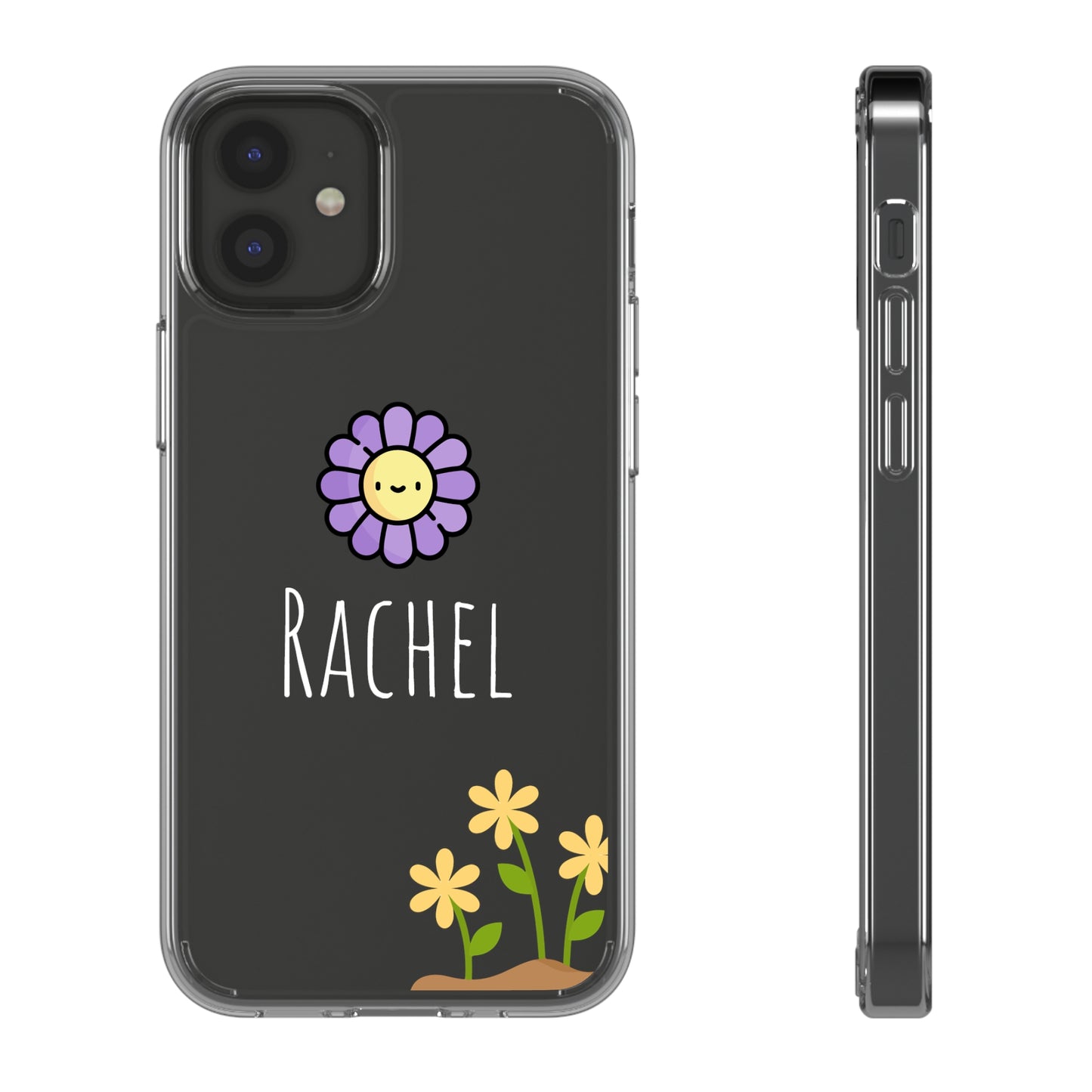 Cute Custom Flower | Clear iPhone Case / Samsung Case