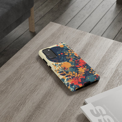 Retro Colorful Floral iPhone Case / Samsung Case