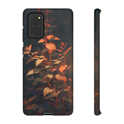 Black Blooms Wildflower iPhone Case