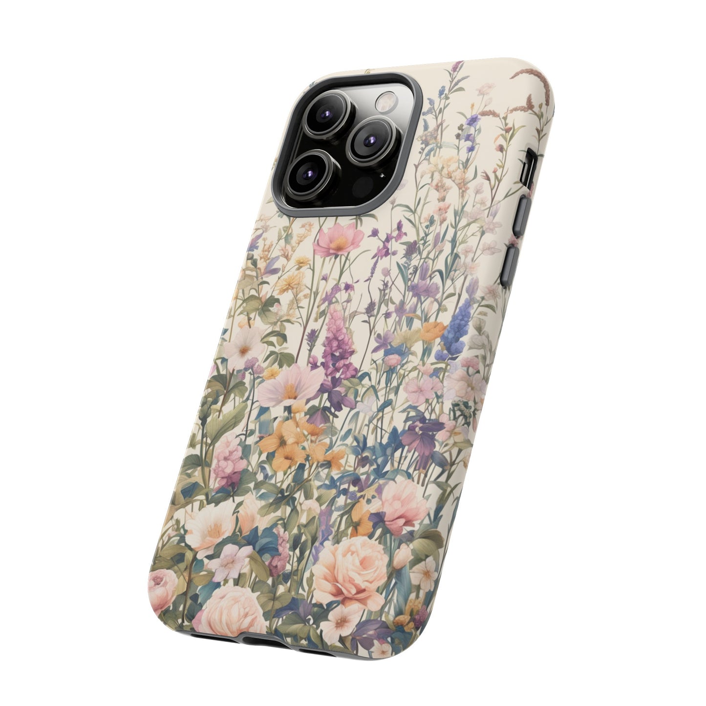 Tall Vintage Wildflowers iPhone Case / Samsung Case