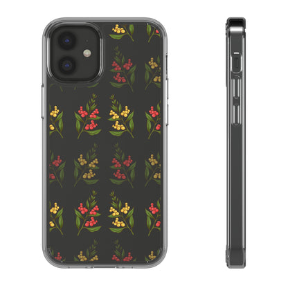 Spring Flower Pattern | Clear iPhone Case / Samsung Case