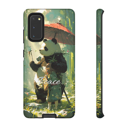 Japanese Aesthetic Vintage Panda iPhone Case / Samsung Case | "Peace"