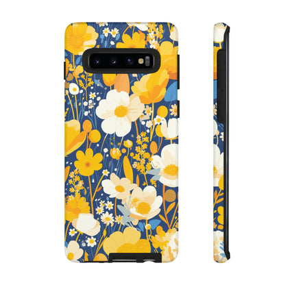 Wildflower Abstract Retro 70s iPhone Case / Samsung Case