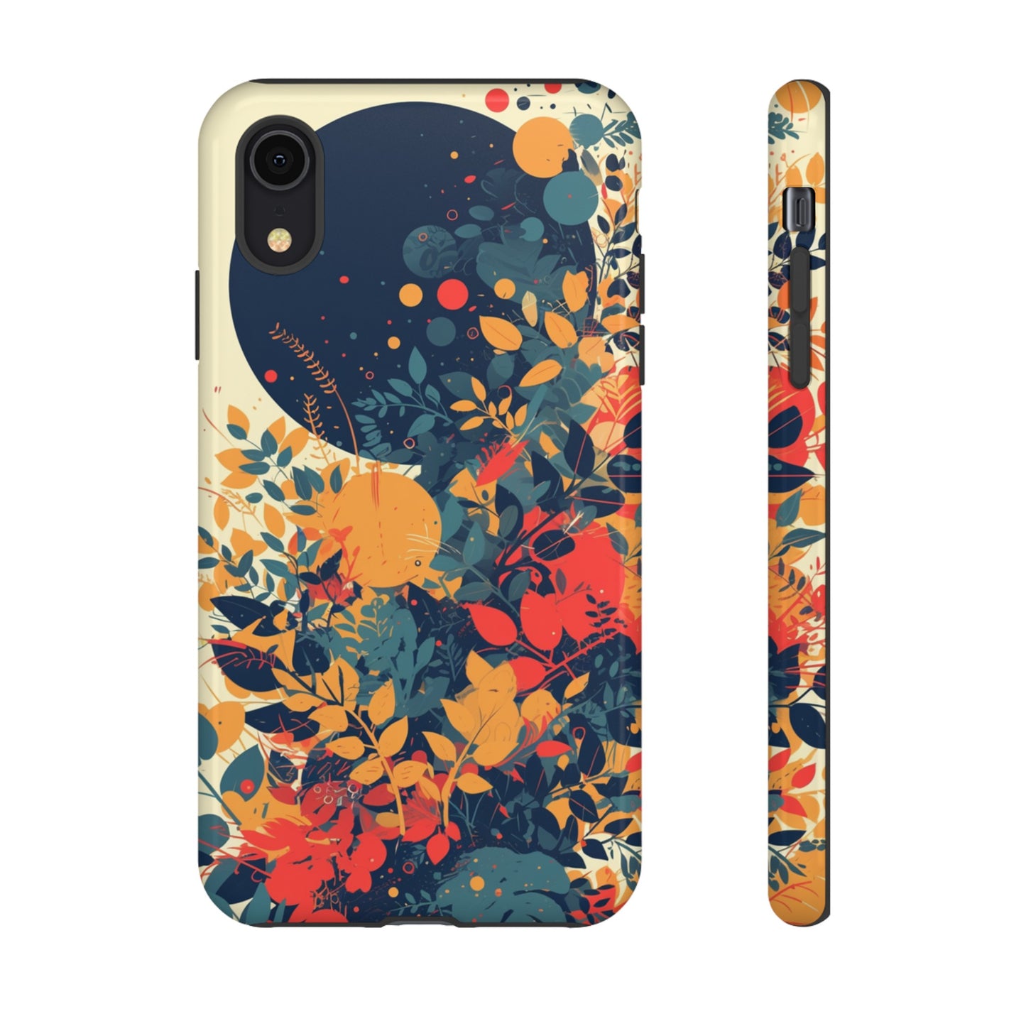 Retro Colorful Floral iPhone Case / Samsung Case