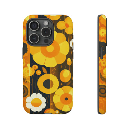 Floral Lines Retro iPhone Case / Samsung Case