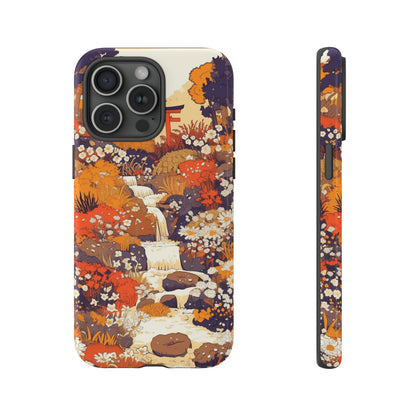 Rising Mountains & Rapid Rivers, Wildflower iPhone Case