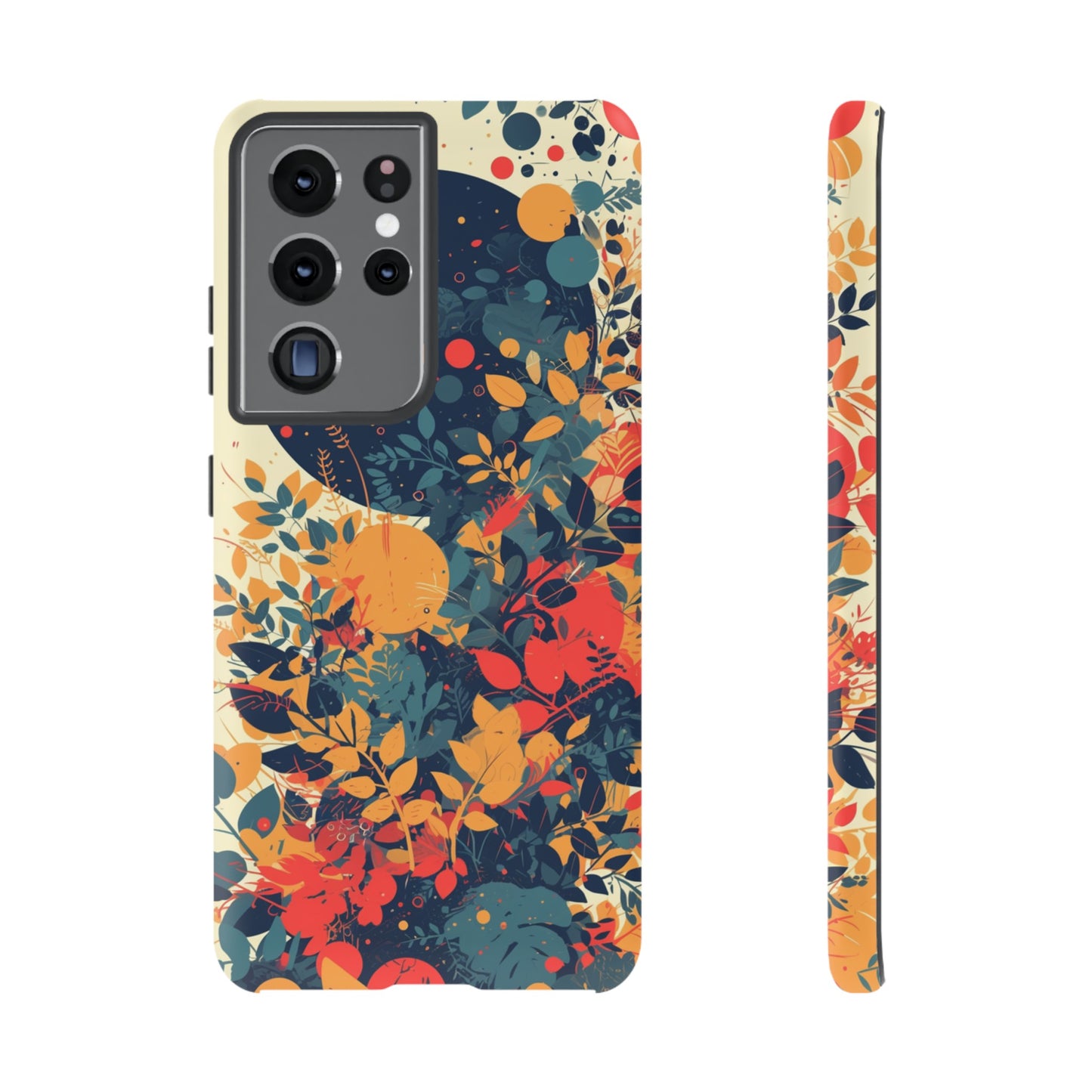 Retro Colorful Floral iPhone Case / Samsung Case