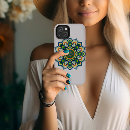 Lime Mandala | Clear iPhone Case / Samsung Case