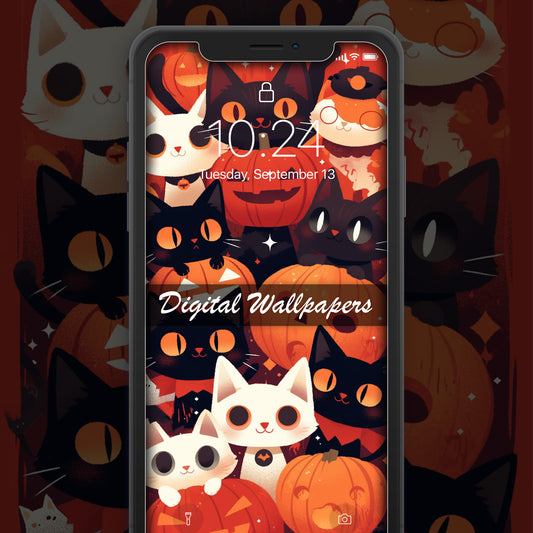 Spooky Idols 🎃 #1 Phone Wallpaper | Instant Download