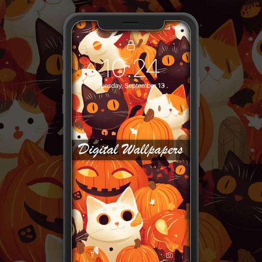 Spooky Idols 🎃 #2 Phone Wallpaper | Instant Download