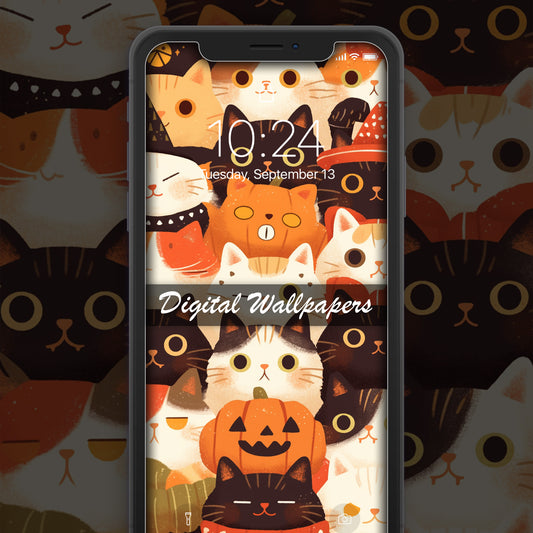 Spooky Idols 🎃 #3 Phone Wallpaper | Instant Download