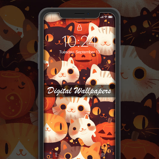 Spooky Idols 🎃 #4 Phone Wallpaper | Instant Download