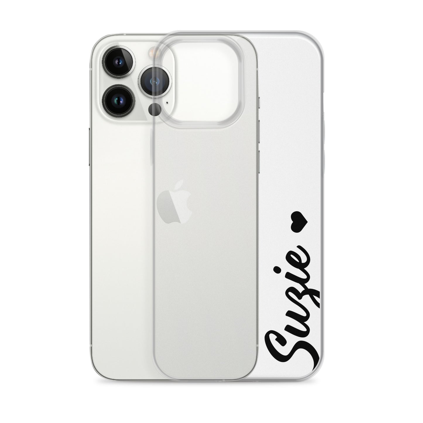 Personalized Custom Name iPhone Case, Clear Phone Case, Cute Gift For Woman