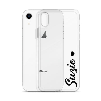 Personalized Custom Name iPhone Case, Clear Phone Case, Cute Gift For Woman